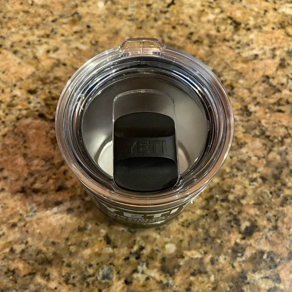 YETI Rambler 10 oz Lowball in Black and Silver - Picture 5 of 6